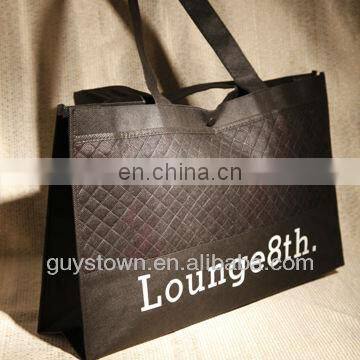 Custom Private Printed Brand Name Logo Eco-friendly Non Woven Promotional Shopping Bag photo-2
