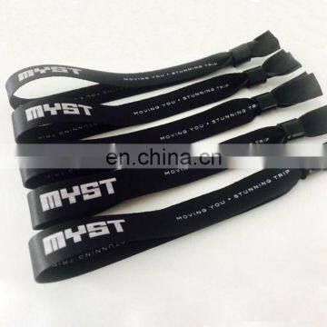 Custom Fabric Wristband Locks Woven Bracelet 1.5x35cm photo-2