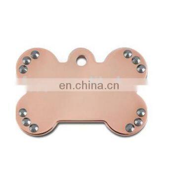 Custom Bone Shape Stainless Steel Engravable Pet ID Tags Dog Tag photo-3