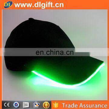 Novelty Baseball LED Light Up Flashing Baseball Cap With Printed Logo, Colorful Glowing LED Baseball Cap With Printed Logo
