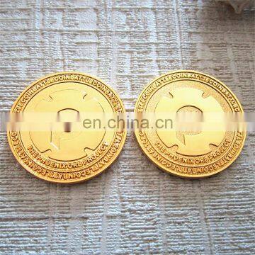 Professional Manufacture Fake Gold Sublimation Coin photo-2