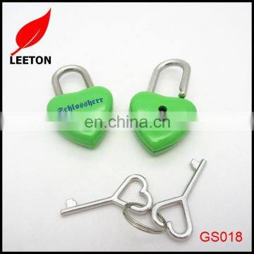 Colored Zinc Alloy Heart Padlock photo-6
