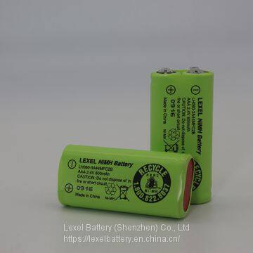 2.4V AA 2200mAh NiMh Rechargeable Battery Packs