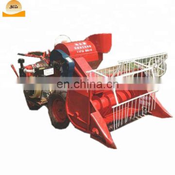 Mini combine wheat rice paddy harvetsing threshing all in one machine