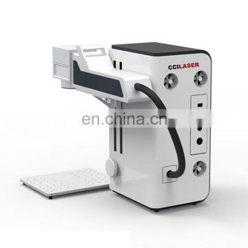 factory direct sale 10W 20W 30W portable mini optical fiber laser marking machine price for sale