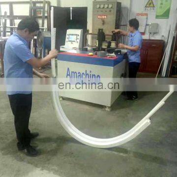 Three rollers CNC arch profile bending machine for aluminum window and door