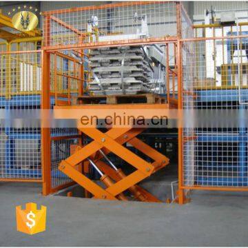 7LSJG Jinan SevenLift 1000kg Table Top Hydraulic Electric Scissor Manufacture Lifts to Buildings