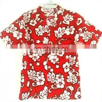 men's printed Hawaiin shirt