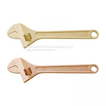 Industrial Tools Non Sparking Tools Adjustable Wrench 10 Inch 12 Inch Slide Wrench