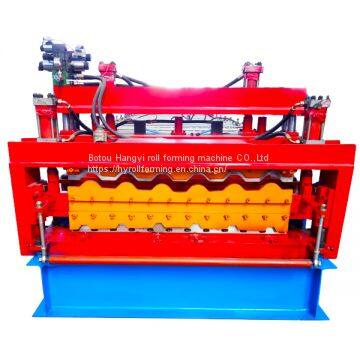 HY Superior Quality double layer corrugated roof sheet making machine manufacturer