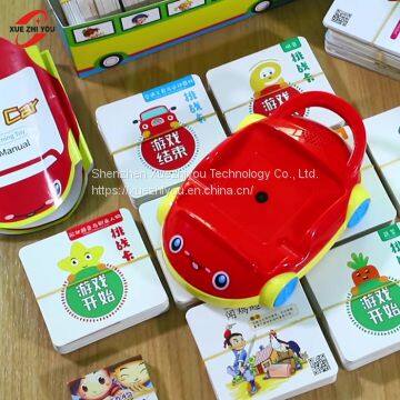 Car Reader Bluetooth Talking Pen Sound Cards with English Chinese OEM ODM Preschool Kids Learning Machine