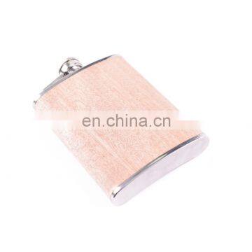 HQP-XJ08 HongQiang Custom Logo Wholesale Factory Directly High Quality Wooden Portable Hip Flask photo-5