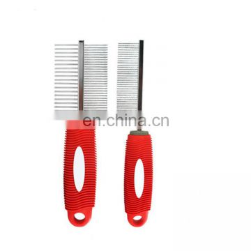 2019 best dog grooming equipment metal teeth pet comb