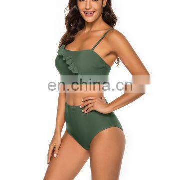 2020 Factory Women's Red Black Turtle Green Two-Piece Swimsuit Bikini Swimwear photo-2