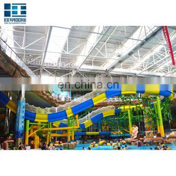 Fiberglass Water Slide Park Water Roller Coaster Water Sport Equipment