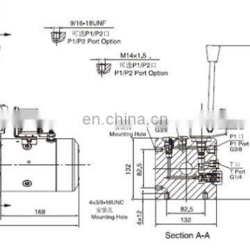 12в 24в Китайский гидравлический агрегат для погрузчика photo-2