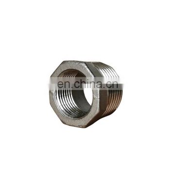 304 forged stainless steel small hex reducer threaded bushing class150