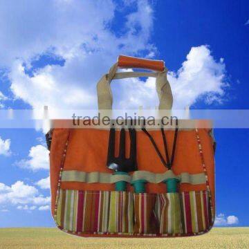 Yellow Lady stripe tool bag