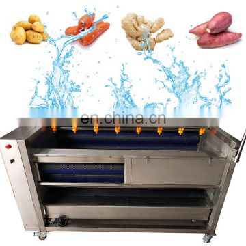 Industrial automatic potato washing machine