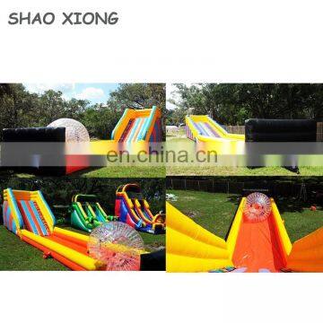 Zorbing Ball Ramp Zorbing Inflatable Zorb Ball Race Air Track Ramp Game photo-3