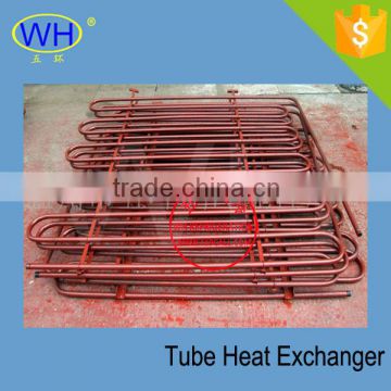 Strong anti-corrosion titanium coil heat exchanger with spiral tube for sea water