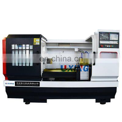 high precision China cnc lathe machine horizontal flat bed auto steel turning center CK6160  price for sale