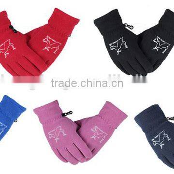 Durable Cheap winter Ployester Polar fleece gloves