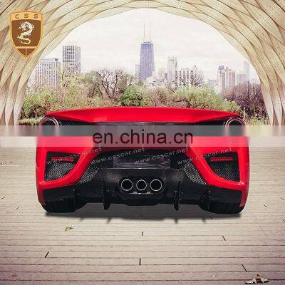 Auto Accessories Carbon Fiber Black Sails Style Rear Trunk Wing Spoilers Body Kit For Ferra-ri 458 Car Styling Body Kits