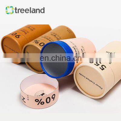 Fancy Chocolate Candy Packaging Custom Printed Round Paper Tube Luxury Cylinder Cardboard Tube photo-2