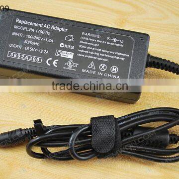 High Copy Laptop AC Power Adapter for HP COMPAQ 18.5V 2.7A 4.8*1.7mm 50W photo-2