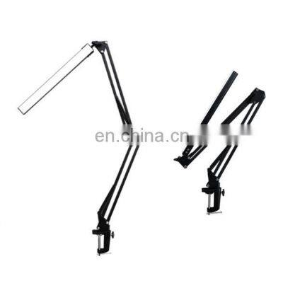 Modern Aluminum Alloy Folding Clip-on USB LED Eye Protection Table Lamp Long Arm Reading Table Lamp