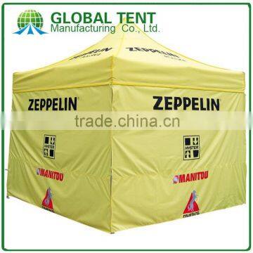 Custom Print Aluminum Pop Up Pagoda Trade Show Tent 3x3m ( 10ft X 10 Ft), Printed Canopy & Valance, 4 Full Walls photo-2
