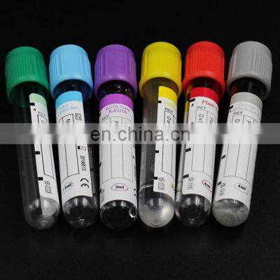 Disposable 4ml Glass PET Non Vacuum Blood Collection Tube With Gel photo-2