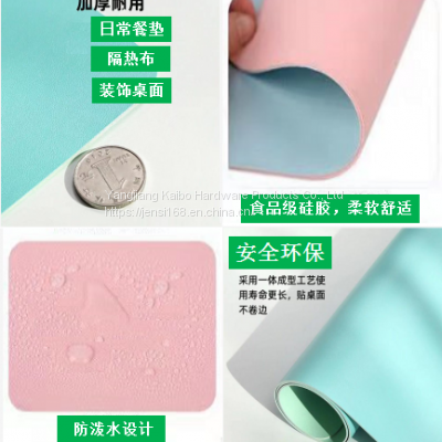 Silicone Table Mats Waterproof, Heat-insulating and Oil-proof Placemats Small Pieces of Home Restaurants Nordic Cups and Dishes Mats Net Red Wind photo-3