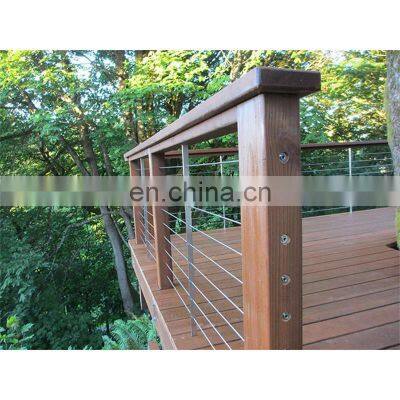 Reviews metal wire wood stairs railings