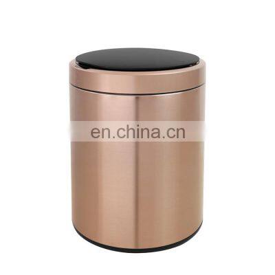 Non-slip full base soft close 18L/24L Two-compartment with activated carton filter recycle sensor trash bin smart bin sensor