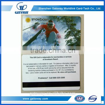 High Quality Magnetic Card With Chip Sample Printed Magnetic Card