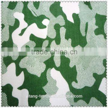 Yellow Camouflage Printed Brushed Fabric photo-4
