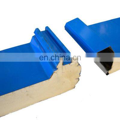 China colorful insulation material pu sandwich wall and roof panels