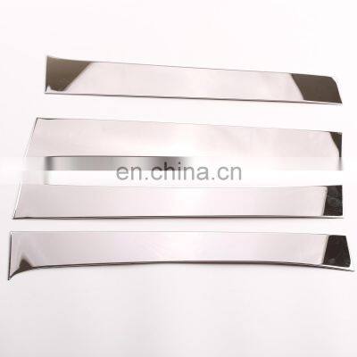 Auto parts 16-20 for Toyota Tacoma car window center pillar trim stainless steel 4-piece set