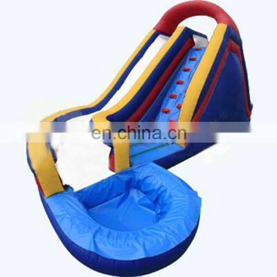 Commercial giant jumping castles inflatable water slide inflatable slides with swimming pool for sale