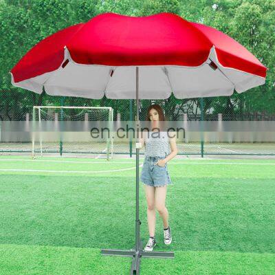 1.8m Wholesale folding adjustable outdoor sun beach umbrella for party events garden