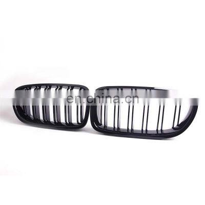 For BMW Grille F10 Racing Grill Glossy Black Double Slat Line Car Bumper Mesh Grill for 5 Series F10 F18 M5 2010-2017 photo-3