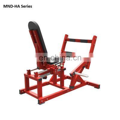 Hammer Strength Calf Machine Red Black Plate Loaded Seated Calf Machine