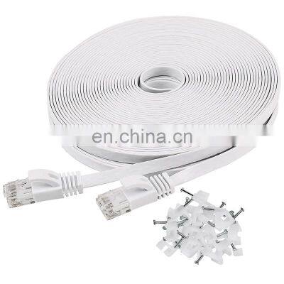 UTP cat 6 Flat Patch Cord ethernet Cat6 Lan Cable for communication