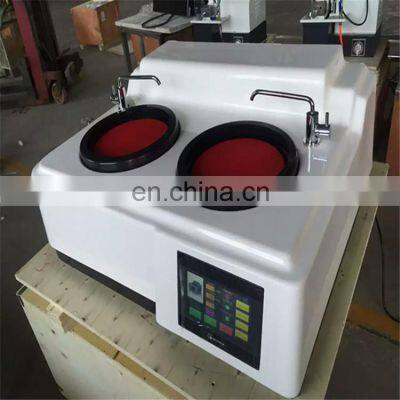 MP-2S Automatic Touch Screen Dual Disc Metallographic Specimen Jewelry Fiberglass Grinding And Polishing Machine photo-3