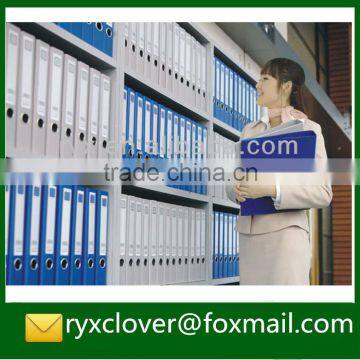 office stationery PP plastic cover file folders with ring binder
