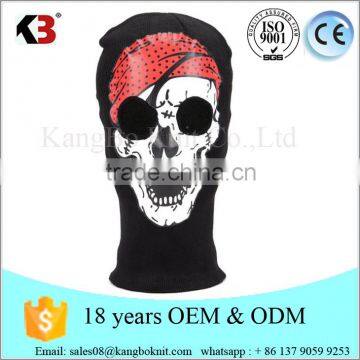 3 hole ghost balaclava ski mask