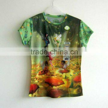 Sublimation t shirt made of poly/cotton