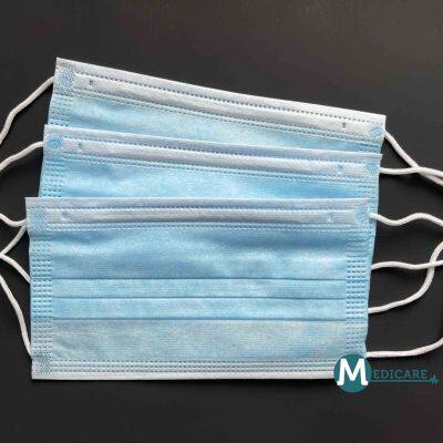 No-woven Face Mask 2PLY or 3PLY Face Mask Ear Loop Head Loop Ties